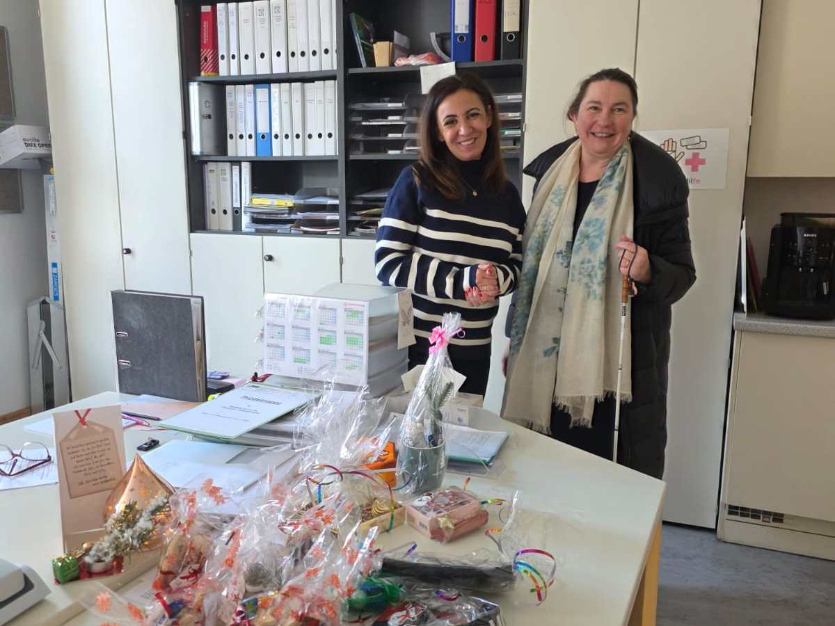 Im Sekretariat der Arno-Fuchs-Schule, der Förderschule für Kinder mit geistiger Entwicklungsstörungen in&nbsp;Charlottenburg
